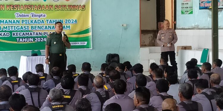 Ciptakan Suasana Tertib Dan Aman, BKAD Plaosan, Gelar Pelatihan Satlinmas