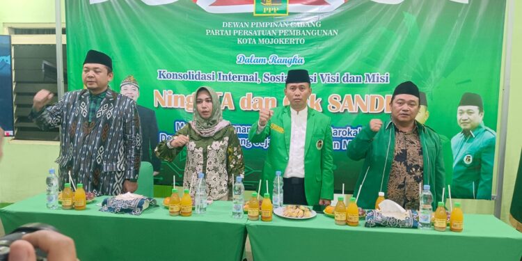 Konsolidasi PPP Kota Mojokerto  Memenangkan Ning Ita – Cak Sandi Pilkada Mojokerto 2024-2029