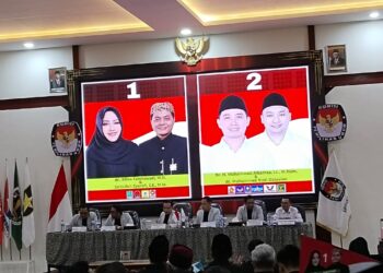 KPU Mojokerto Tetapkan Nomor Urut, Idola Nomor Urut 01, Mubarok 02