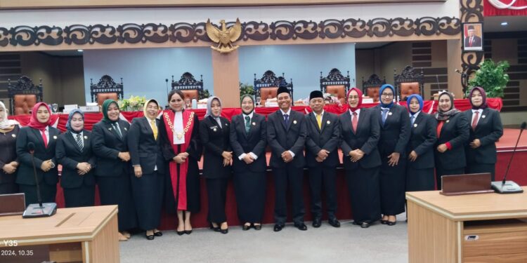 Agenda Peresmian dan Pengucapan Sumpah/Janji Pimpinan DPRD Kabupaten Mojokerto periode 2024-2029