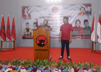 Risma – Gus Hans Bersama Mas Lindra dan Joko Sarwono Hadiri Rakercabsus DPC PDIP Kabupaten Tuban