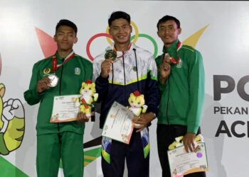 Atlet Tuban Raih Medali Perak di PON XXI 2024 Cabor Atletik Nomor Lompat Galah Putra