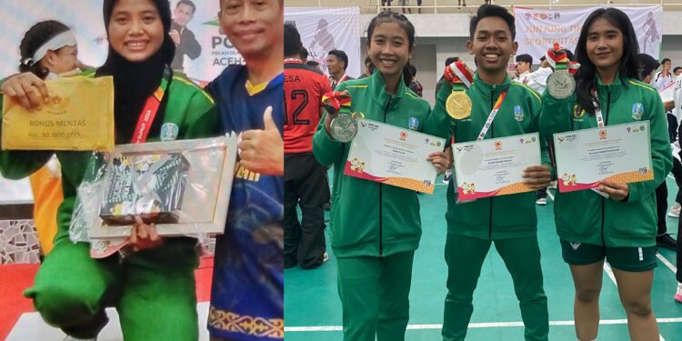 JAWA TIMUR RAIH EMAS DAN PERAK DI EKSHIBISI FLOORBALL DAN TAMBAH MEDALI EMAS DI CABOR GULAT PON XXI 2024
