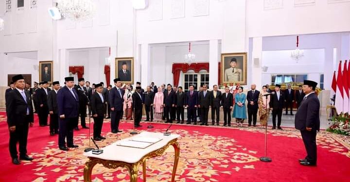 Daftar Nama 112 Pejabat Kabinet Merah Putih Prabowo-Gibran