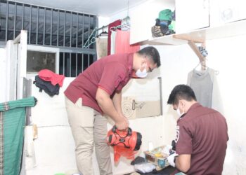 Deteksi Dini Keamanan, Lapas I Madiun Gelar Pemeriksaan Kamar Hunian di Malam Hari