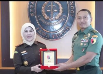 Sinergitas TNI dan Kejaksaan Perkuat Penegakan Hukum di Jawa Timur