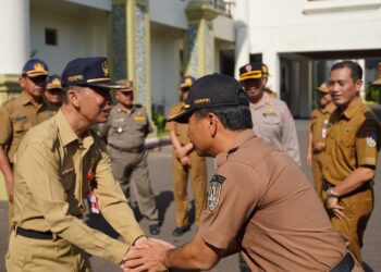 Dalam Apel Gabungan, PJs Bupati Tuban Beri Arahan, Ini Isinya