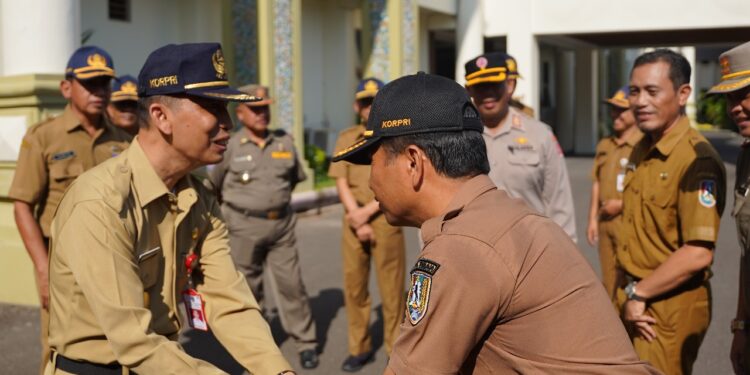 Dalam Apel Gabungan, PJs Bupati Tuban Beri Arahan, Ini Isinya