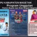 Begini program unggulan Tiga Paslon Bupati Dan Wakil Bupati yang disampaikan KPU Magetan