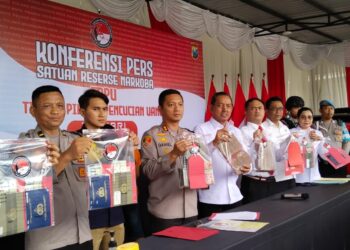 Satres Narkoba Polres Mojokerto Kota Bekuk MM Pelaku TPPU