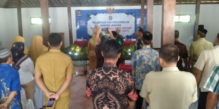 Resmi. Vidian Lustinayani PJ Desa Dukuh Di Lantik