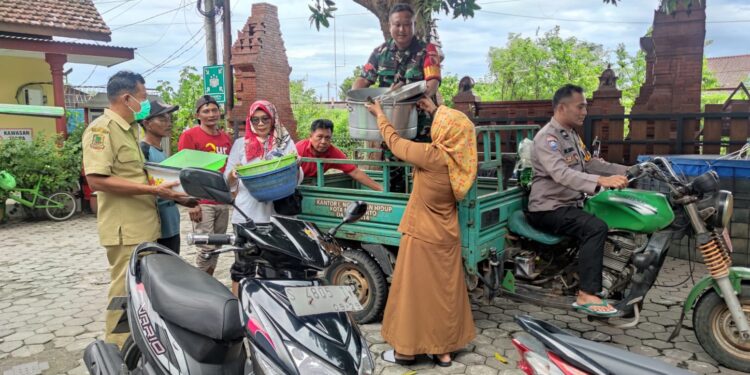 Sinergi Tiga Pilar Kota Mojokerto, Pendirian Dapur Umum untuk Warga Terdampak Banjir