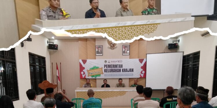 Pelaksanaan Rakor dan Evaluasi Kelembagaan Kelurahan Krajan Tahun 2024