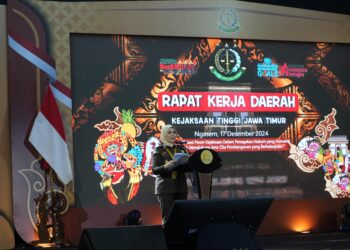 Rakerda, Kajati Jatim Mia Amiati : Optimalisasi Peran Penegakan Hukum Yang Humanis