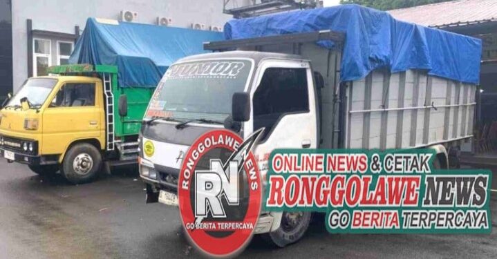 Sebuah Truk bermuatan Solar Subsidi Dikandangkan Satreskrim Polres Tuban 