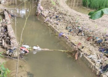 Kondisinya Sangat Memprihatinkan, Pekerjaan Rehabilitasi Jaringan Irigasi di Ngampon Soko Diduga Tidak Sesuai RAB