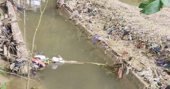 Kondisinya Sangat Memprihatinkan, Pekerjaan Rehabilitasi Jaringan Irigasi di Ngampon Soko Diduga Tidak Sesuai RAB