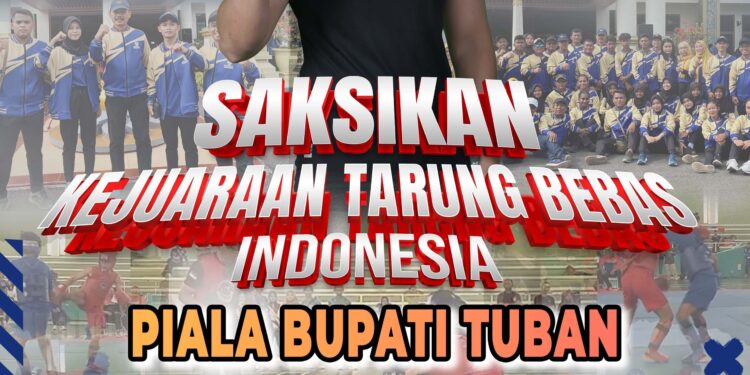 Kejuaraan Tarung Bebas Indonesia Piala Bupati Tuban Jelang Sehari pelaksanaan