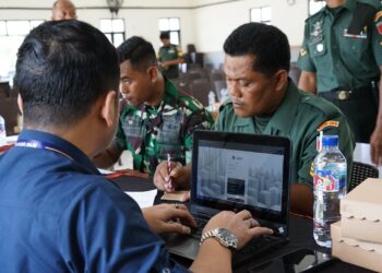Junjung Patriotisme, Ratusan Anggota Kodim 0811 Tuban Lapor Pajak