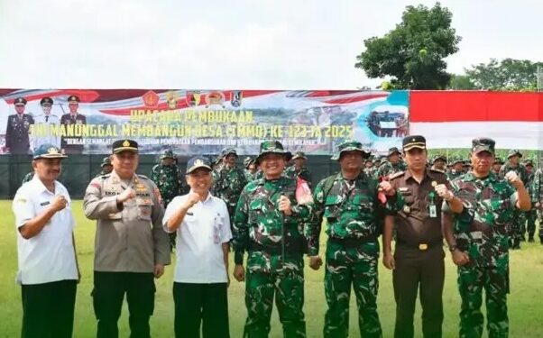 Dansatgas TMMD Ke-123: Wujudkan Pemerataan Pembangunan dan Ketahanan Nasional di Kabupaten Tuban ﻿