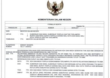 Pelantikan Bupati dan Wakil Bupati Tuban Terpilih Dilaksanakan Pada 20 Pebruari 2025