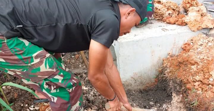 Satgas TMMD Kodim 0811/Tuban Targetkan Pemasangan Gorong-Gorong Tepat Sasaran