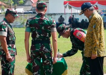 Kapok Sahli Kodam V/Brw Pimpin Pelaksanaan Penutupan TMMD Ke-123 Ta. 2025 Kodim 0811/Tuban