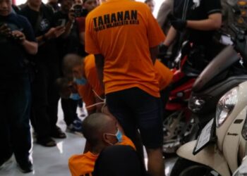 Polres Mojokerto Ungkap Maraknya Ranmor dan Tahan 6 Pelaku