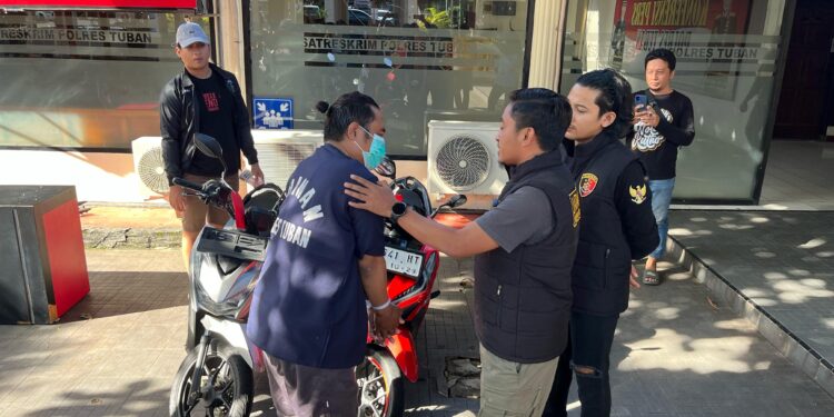 Satreskrim Polres Tuban Amankan Pelaku Pencurian Sepeda Motor