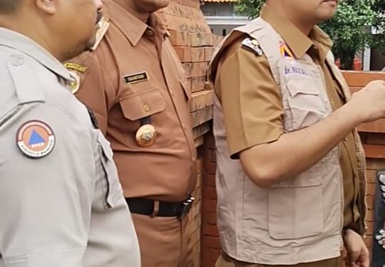 Resmikan EWS Ini Pesan Wabup Mojokerto