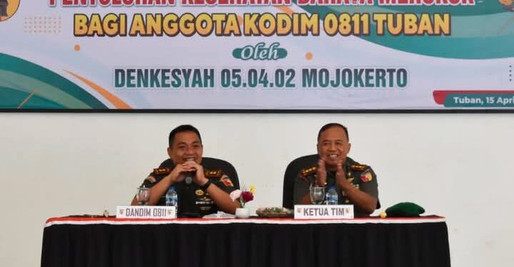 Kodim 0811/Tuban Menggelar Kegiatan Penyuluhan Kesehatan Bahaya Merokok