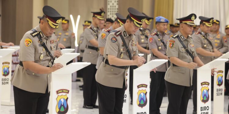 Kapolres Tuban Diganti, Kapolda Jatim Pimpin Sertijab, Pejabat Utama dan Sejumlah Kapolres