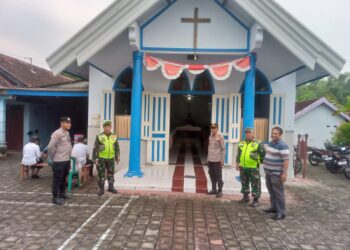 Polres Mojokerto Kota Perketat Pengamanan Gereja Saat Ibadah Paskah