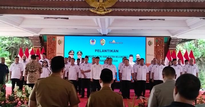 Pelantikan Pengurus KONI, Dihadiri Langsung oleh Bupati Mojokerto