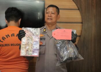 DPO Preman Kampung yang Keroyok Pegawai PLN Berhasil Ditangkap Polres Mojokerto