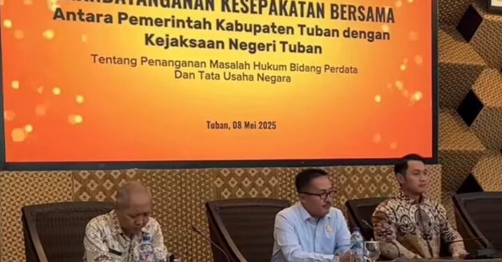 Pemkab dan Kejaksaan Negeri Tuban Tanda Tangani Kesepakatan Bersama