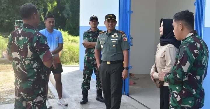 Dandim 0811/Tuban Dampingi Tim Sterad Tinjau Lokasi Progress Pembangunan Satuan Pelayanan Pemenuhan Gizi