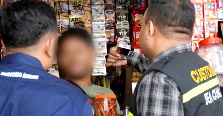 Bea Cukai Kediri dan Pemkab Nganjuk Amankan 27.708 Batang Rokok Ilegal