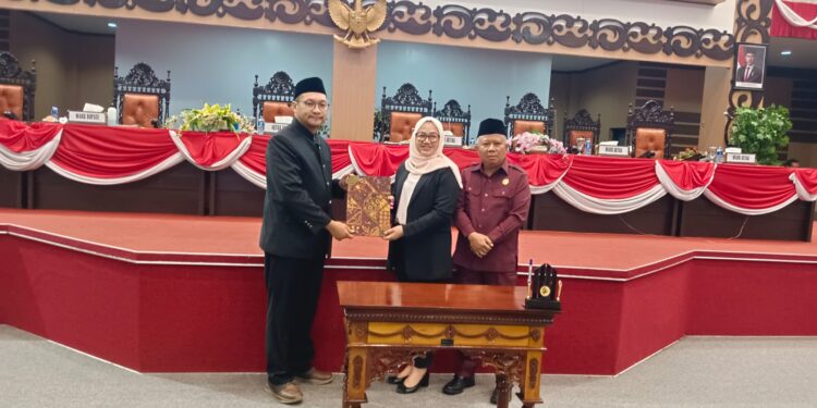 Rapat Paripurna DPRD Kabupaten Mojokerto APBD Tahun Anggaran 2024 juga RPJMD Kabupaten Mojokerto Tahun 2025 – 2029