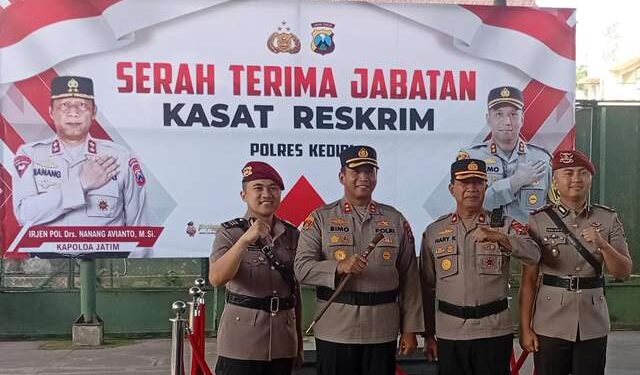 AKP Joshua Peter Krisnawan Resmi Jabat Kasatreskrim Polres Kediri