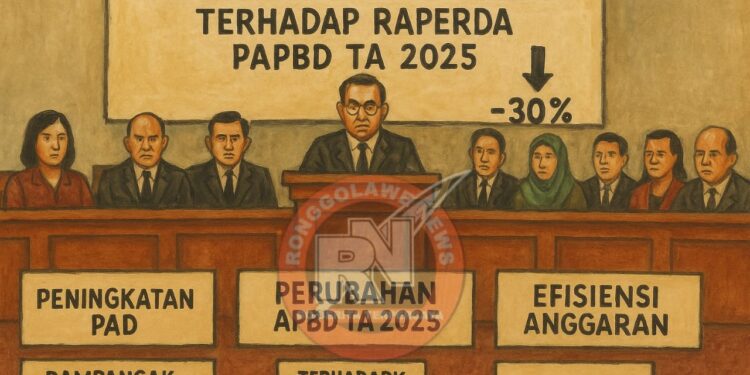 DPRD Kabupaten Mojokerto Gelar Sidang Paripurna, Bahas Pandangan Fraksi terhadap Raperda PAPBD TA 2025