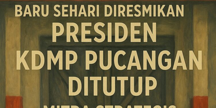 Baru Sehari Diresmikan Presiden, KDMP Pucangan Ditutup – Mitra Strategis Tarik Dukungan