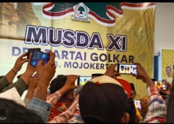 Pada Musda XI   Winajat Secara Aklamasi Terpilih Menjadi Ketua DPD Golkar Kabupaten Mojokerto periode 2025–2030