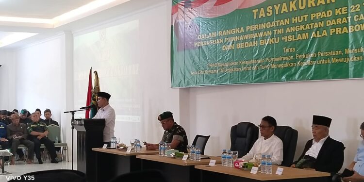 HUT PPAD KE-22, Pengukuhan Dewan Adat Agol – Agol, Juga Membahas  Bedah Buku Islam Ala Prabowo