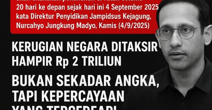 Tersangka Kasus Laptop, Mantan Mendikbudristek Nadiem Makarim Ditahan