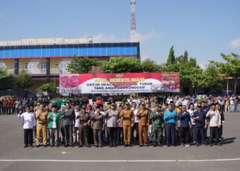 Ajak Masyarakat Jaga Tuban Adem Ayem Bupati dan Forkopimda Gelar Apel Konsolidasi