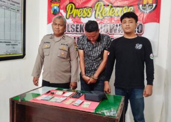 Pengutil Uang dan HP di Ponpes Sunan Bonang Diborgol Reskrim Polsek Mojowarno