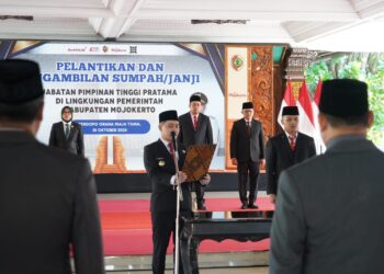 Bupati Mojokerto Lantik 7 Pejabat Tinggi Pratama ( Pejabat Eselon II)