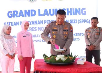 Kapolres Mojokerto Kota Resmikan SPPG Dukung Penuh Program Makan Bergizi Gratis