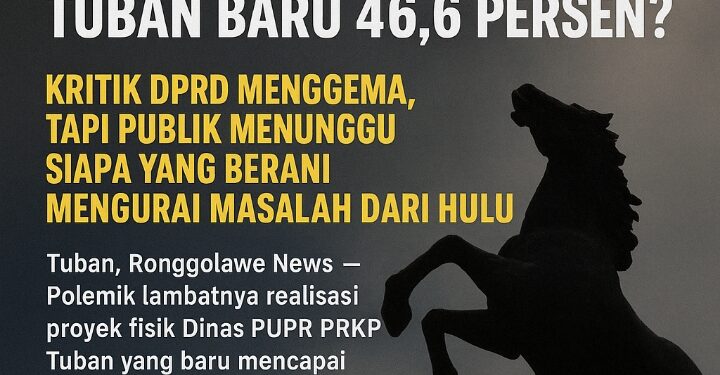 Tuban Krisis Eksekusi: Proyek PUPR-PRKP Tersendat, DPRD Sibuk Kritik Tanpa Arah